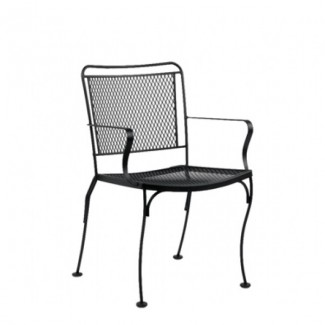 Constantine Stacking Wrought Iron Arm Chair