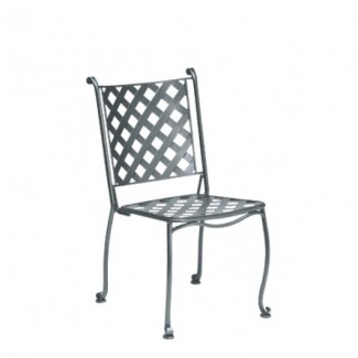 Maddox Wrought Iron Stacking Side Chair