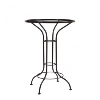 Universal Wrought Iron Bar Height Table Base