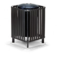 32 Gallon Deco Trash Can with Lid and Liner
