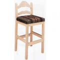 Beechwood Bar Stool BS-316UR with Upholstered Seat