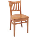 Beechwood Side Chair WC-589VR All Wood