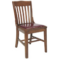 Beechwood Side Chair with Cobbler Seat WC-423CR