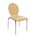 Moderne Stacking Bentwood Side Chair S10-RD