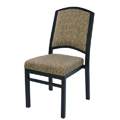 Bolero Curve Back Aluminum Nesting Side Chair