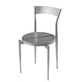 Café Twist Side Chair with Metal Seat Chair 193-MS 