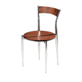 Café Twist Side Chair with Wood Seat and Back 194 