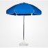 7-5 Foot Steel Patio Umbrella With Valance And Aluminum Pole