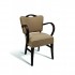 Eco Friendly Restaurant Beech Solid Wood Arm Chair 440 Series 