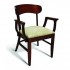 Eco Friendly Restaurant Beech Solid Wood Arm Chair CC100 Series 