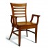 Eco Friendly Restaurant Beech Solid Wood Arm Chair CC105 Series 