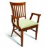 Eco Friendly Restaurant Beech Solid Wood Arm Chair CC110 Series