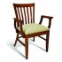 Eco Friendly Restaurant Beech Solid Wood Arm Chair CC120 Series 