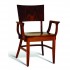 Eco Friendly Restaurant Beech Solid Wood Arm Chair CC135 Series 