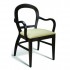 Eco Friendly Restaurant Beech Solid Wood Arm Chair WISP Series 