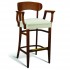 Eco Friendly Restaurant Beech Solid Wood Bar Stool with Arms CC100 Series 
