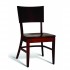 Beech Wood Stacking Side Chair CC135 Series with Saddle Seat