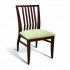 Eco Friendly Restaurant Beech Solid Wood Side Chair INCLINE Series 