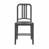 111 Navy Recycled Chair in Charcoal