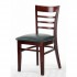 Beech Wood Side Chair 454P with Ladder Back