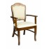 European Beech Solid Wood Restaurant Chairs Holsag Vincent Camel Back Arm Chair