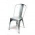 Edison Restaurant Chair - Silver Finish
