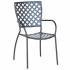 Italian Wrought Iron Restaurant Chairs Dalia 2 Arm Chair