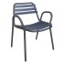Italian Wrought Iron Restaurant Chairs Light Arm Chair