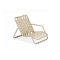 Oasis Crossweave Strap High Back Nesting Sand Chair