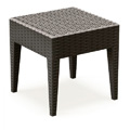 Miami Restaurant Side Table in Brown