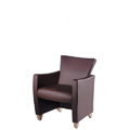 Novella Lounge Chair with Wood Legs 831 