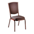 Como Traditional High Back Aluminum Stacking Side Chair