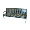 Ribbon 6' Commercial Steel Bench