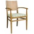 European Beech Solid Wood Restaurant Chairs Holsag Rizzo Arm Chair