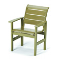 Windward Strap Restaurant Cafe Arm Chair