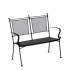 Wrought Iron Hospitality Benches Bradford Stacking Bench