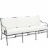 Sheffield Wrought Iron Sofa with Cushions