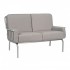 Wrought Iron Hospitality Lounge Chairs Uptown Loveseat