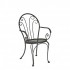 Laurel Wrought Iron Bistro Arm Chair