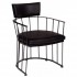 Wrought Iron Restaurant Chairs NLC Dining Arm Chair