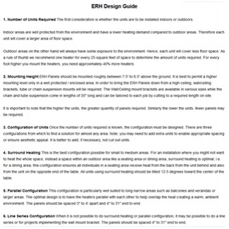 ERH Design Guide