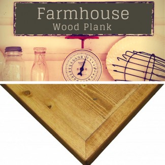 Farmhouse Wood Plank