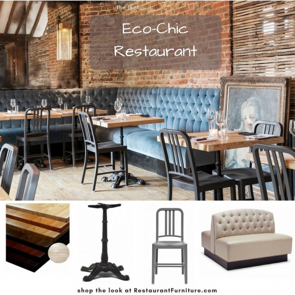 Custom Booth Seating and Recycled Restaurant Furniture
