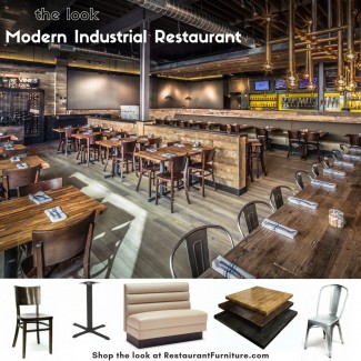 Modern Industrial Restaurant Furniture