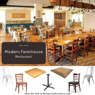 Modern Farmhouse Restaurant Furniture Design