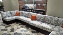 Outdoor Wicker Lounge Furniture with Custom Cushions