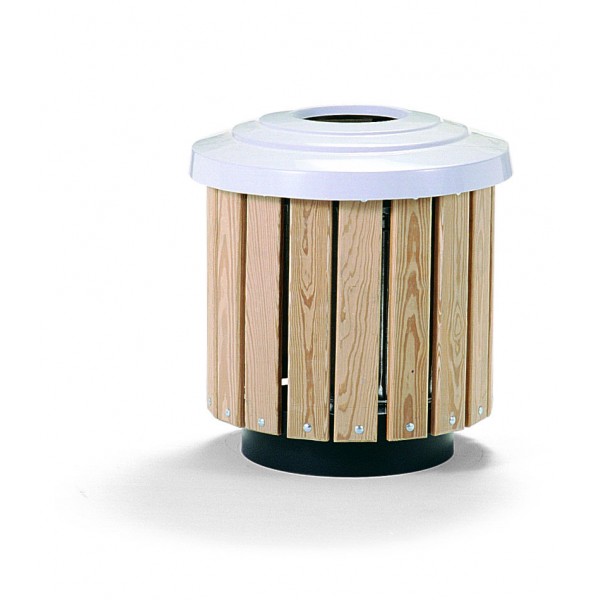 30 Gallon Trash Can with Lid and Liner - In Ground