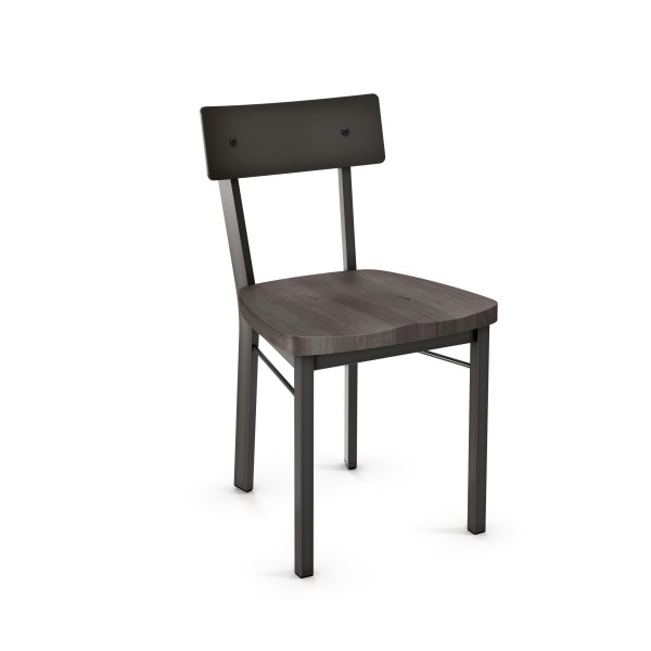 Lauren Side Chair - Wood Seat Metal Back