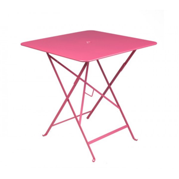  28" Square Bistro Folding Table with Parasol Hole