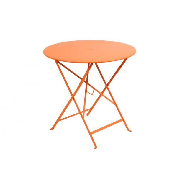 30" Round Bistro Folding Table with Parasol Hole